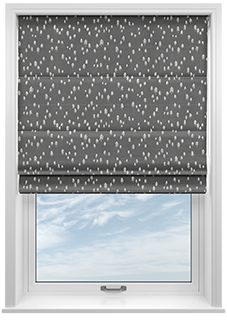 Norrland, Charcoal - Roman Blind